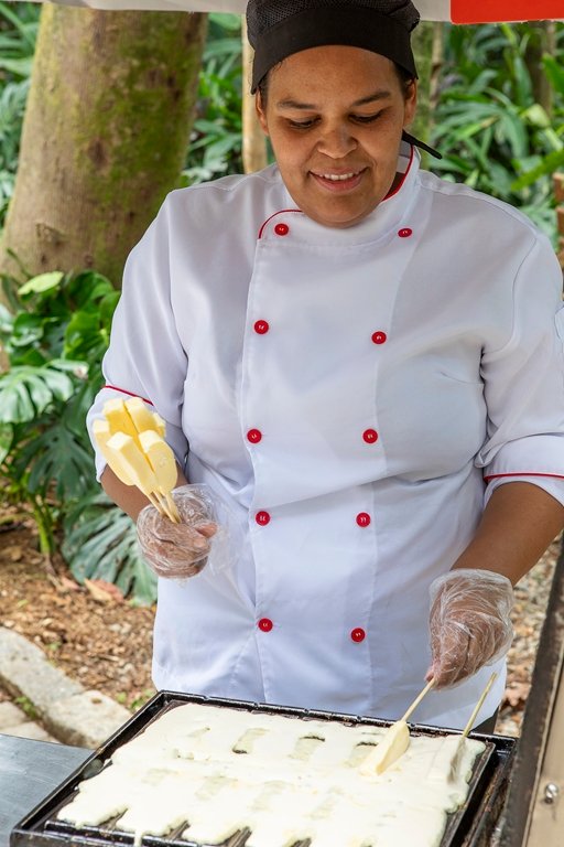Palitos de queijo para rechear crepe suíço