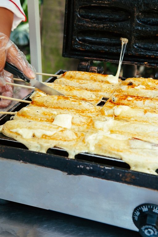 crepe suiço na barraquinha de buffet 