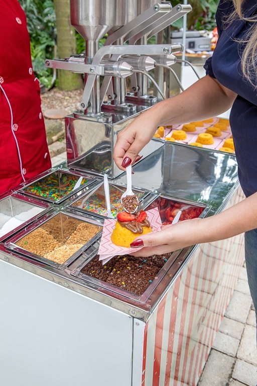 Barraquinha de mini bolo