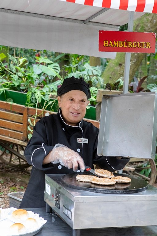 barraquinha de mini hamburguer para festas 