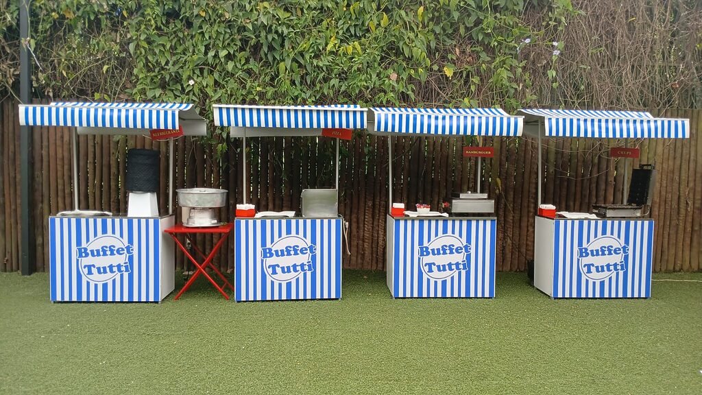 barraquinhas para festas na cor azul
