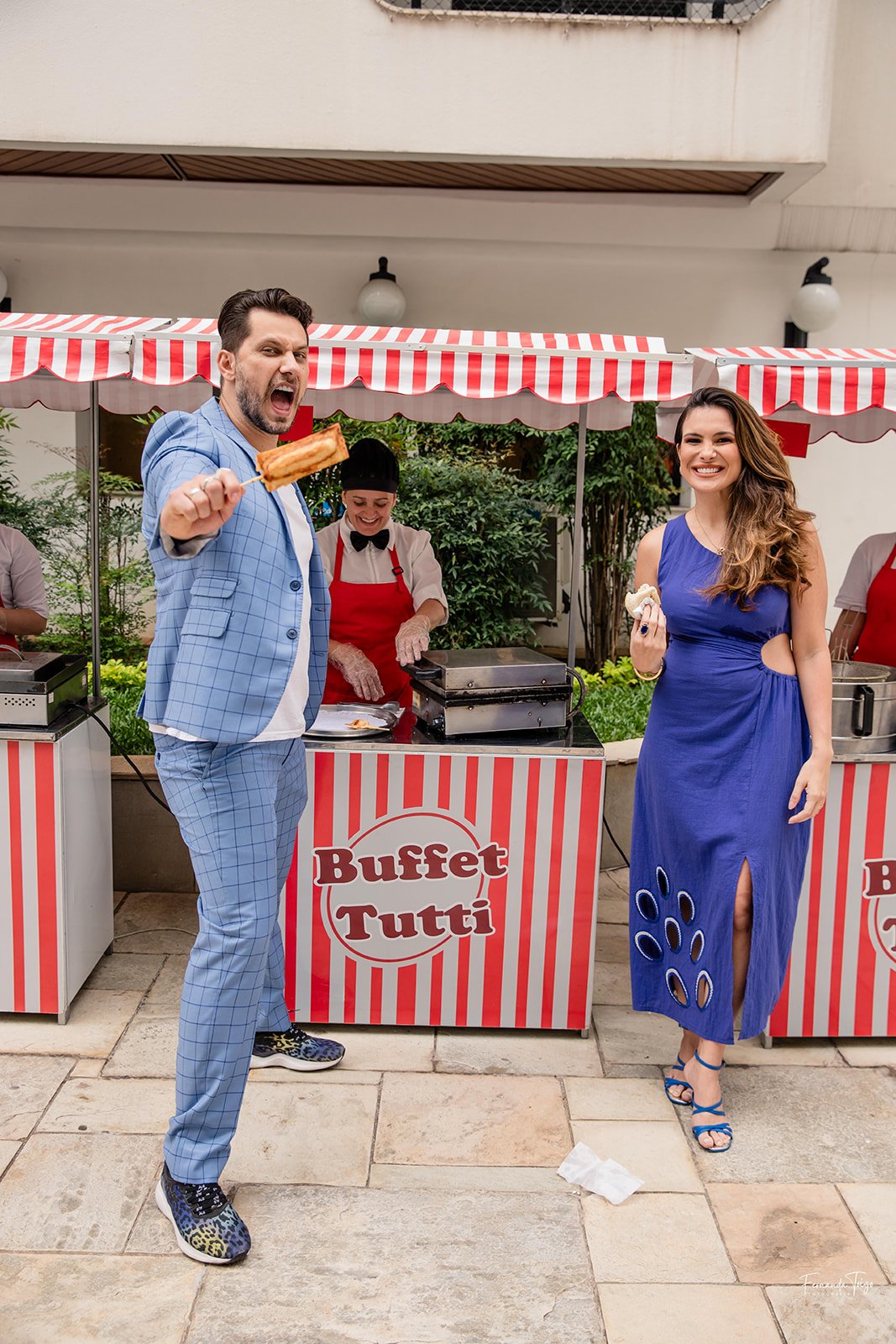 barraquinhas para festa com crepe suíço